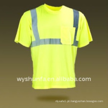 T-shirt de segurança / camisa de alta visibilidade
